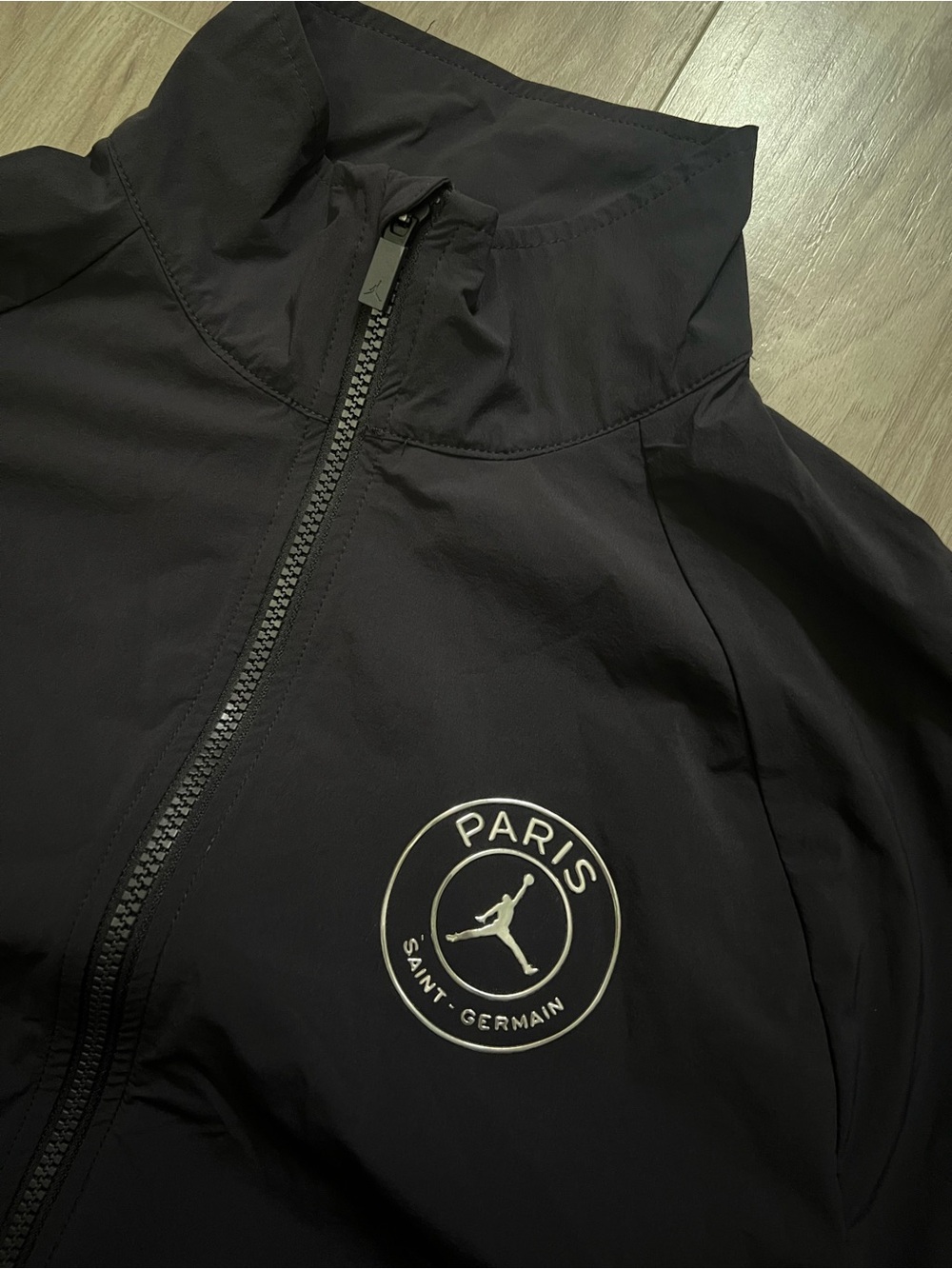 Nike Jordan x PSG Dri-FIT Black Jacket - Picture 3 of 4